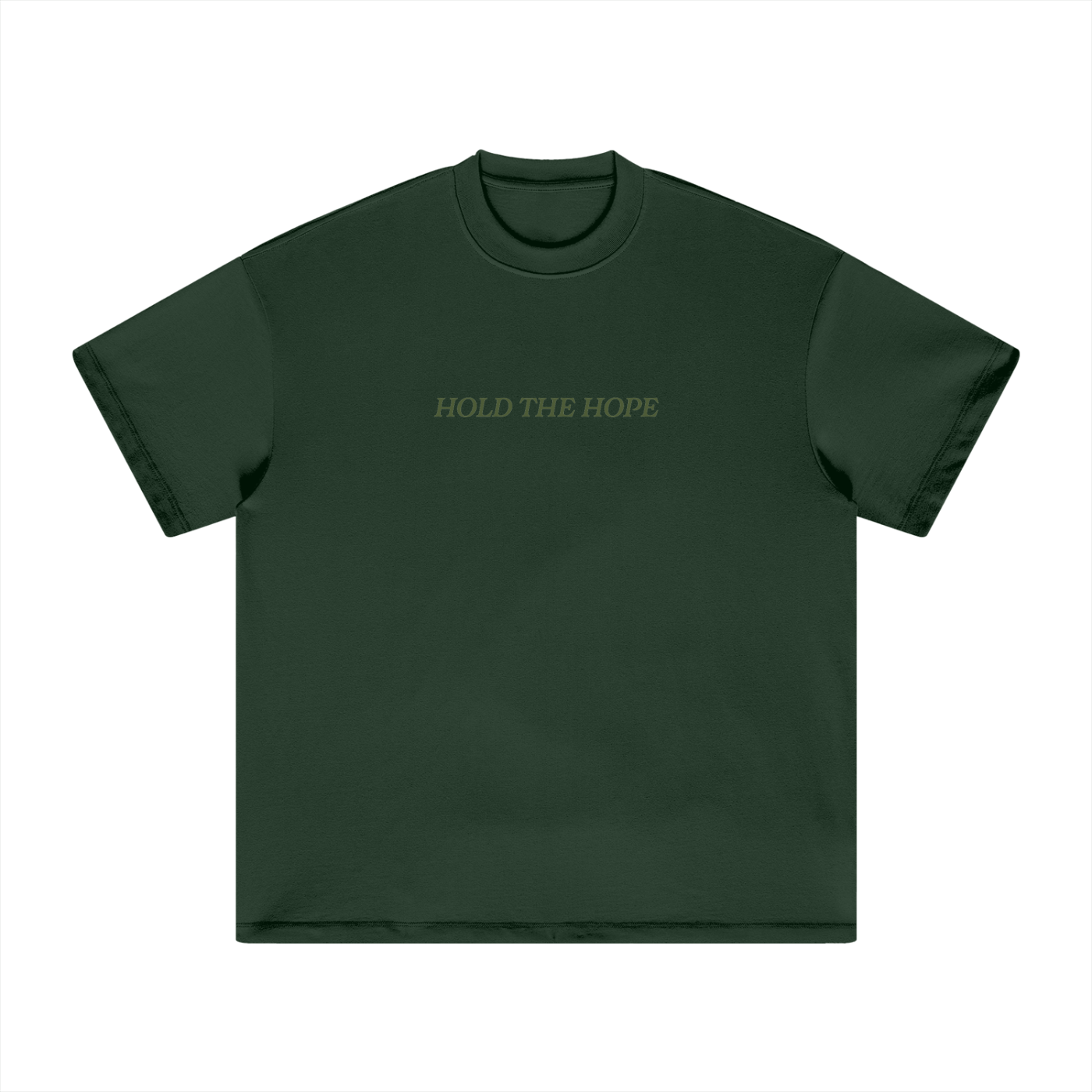 Hold The Hope Tee - Deep Moss