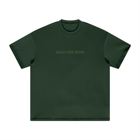 Hold The Hope Tee - Deep Moss