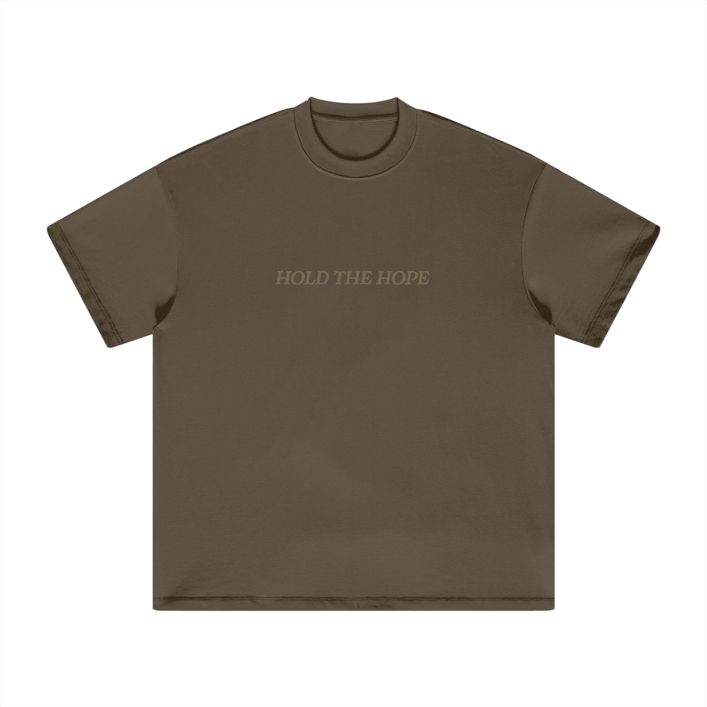 Hold The Hope Tee - Walnut